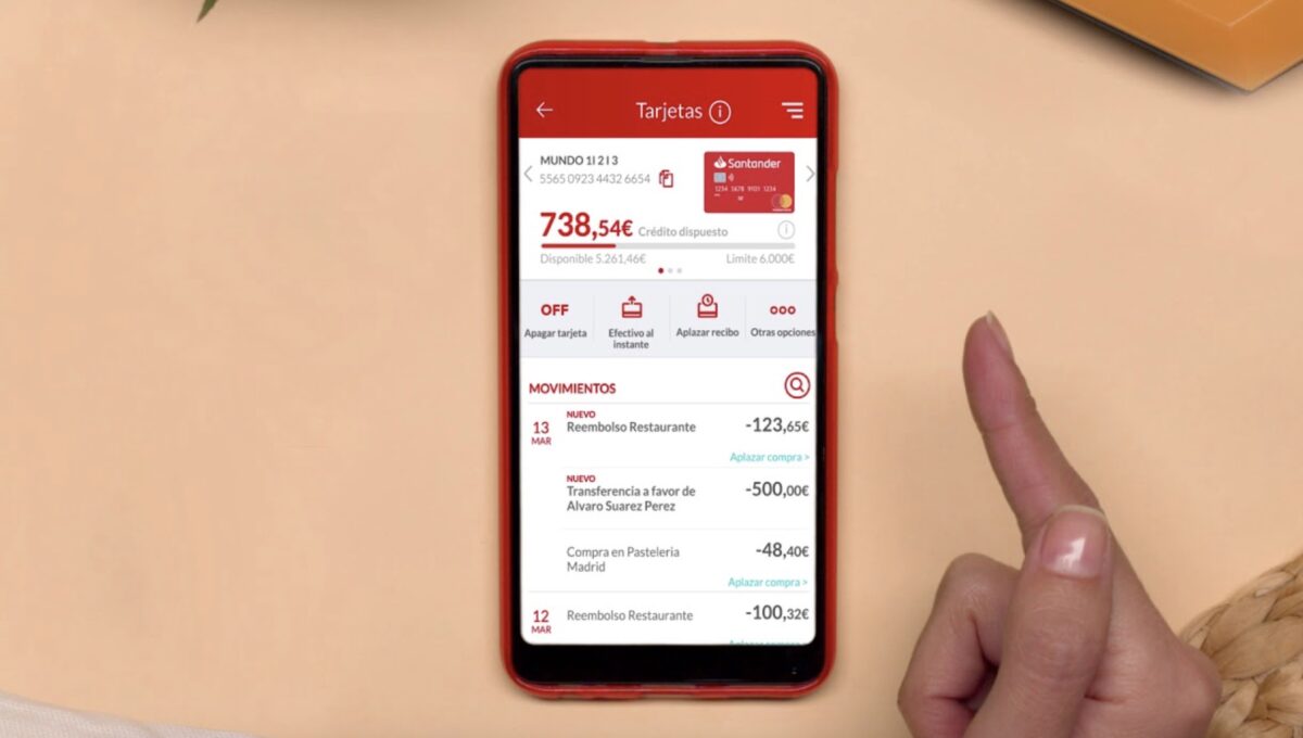 La app y los servicios digitales han ayudar al crecimiento de Santander México